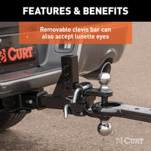 Load image into Gallery viewer, CURT 45049 Adjustable Multipurpose Ball Mount (2" Shank, 2" &amp; 2-5/16" Balls)