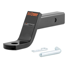 Load image into Gallery viewer, CURT 45052 Class 3 Ball Mount with Pin (2" Shank, 7,500 lbs., 4" Drop, 8-1/4" Long, in Box)