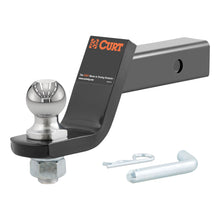 Load image into Gallery viewer, CURT 45055 Loaded Ball Mount with 1-7/8" Ball (2" Shank, 3,500 lbs., 4" Drop)