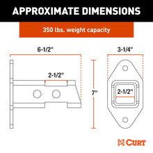 Load image into Gallery viewer, CURT 45071 2-1/2" Hitch Accessory Wall Mount