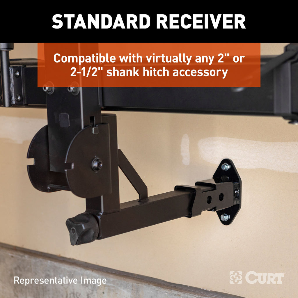 CURT 45071 2-1/2" Hitch Accessory Wall Mount