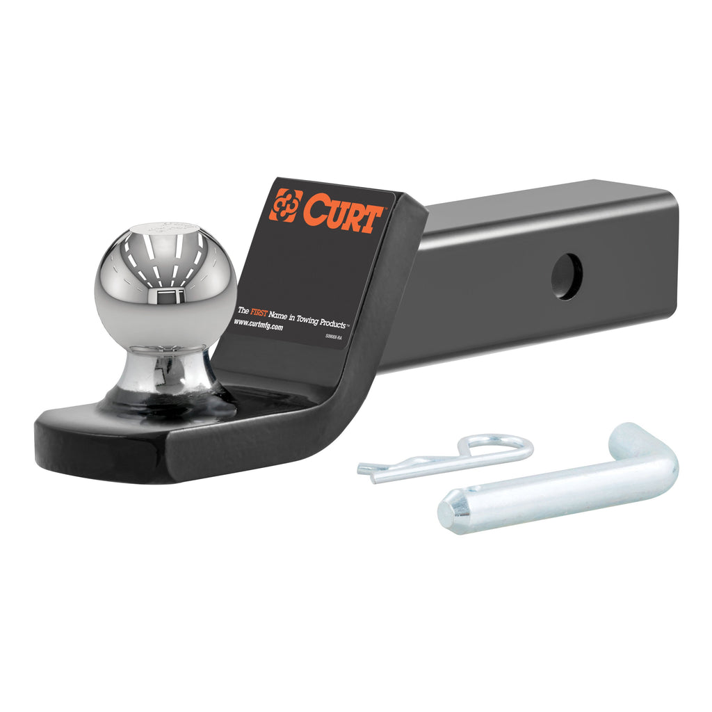 CURT 45134 Fusion Ball Mount with 2" Ball (2" Shank, 7,500 lbs., 2" Drop)
