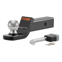Load image into Gallery viewer, CURT 45141 Towing Starter Kit with 2" Ball (2" Shank, 7,500 lbs, 2" Drop)