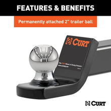Load image into Gallery viewer, CURT 45141 Towing Starter Kit with 2" Ball (2" Shank, 7,500 lbs, 2" Drop)