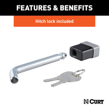 Load image into Gallery viewer, CURT 45141 Towing Starter Kit with 2" Ball (2" Shank, 7,500 lbs, 2" Drop)