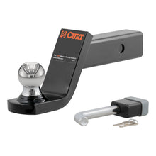 Load image into Gallery viewer, CURT 45142 Towing Starter Kit with 2" Ball (2" Shank, 7,500 lbs, 4" Drop)