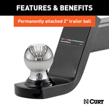 Load image into Gallery viewer, CURT 45142 Towing Starter Kit with 2" Ball (2" Shank, 7,500 lbs, 4" Drop)