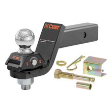 Load image into Gallery viewer, CURT 45143 RockerBall Cushion Hitch with 2" Ball (2" Shank, 7,500 lbs., 3" Drop)