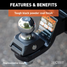 Load image into Gallery viewer, CURT 45144 RockerBall Cushion Hitch with 2" Ball (2" Shank, 7,500 lbs., 5" Drop)
