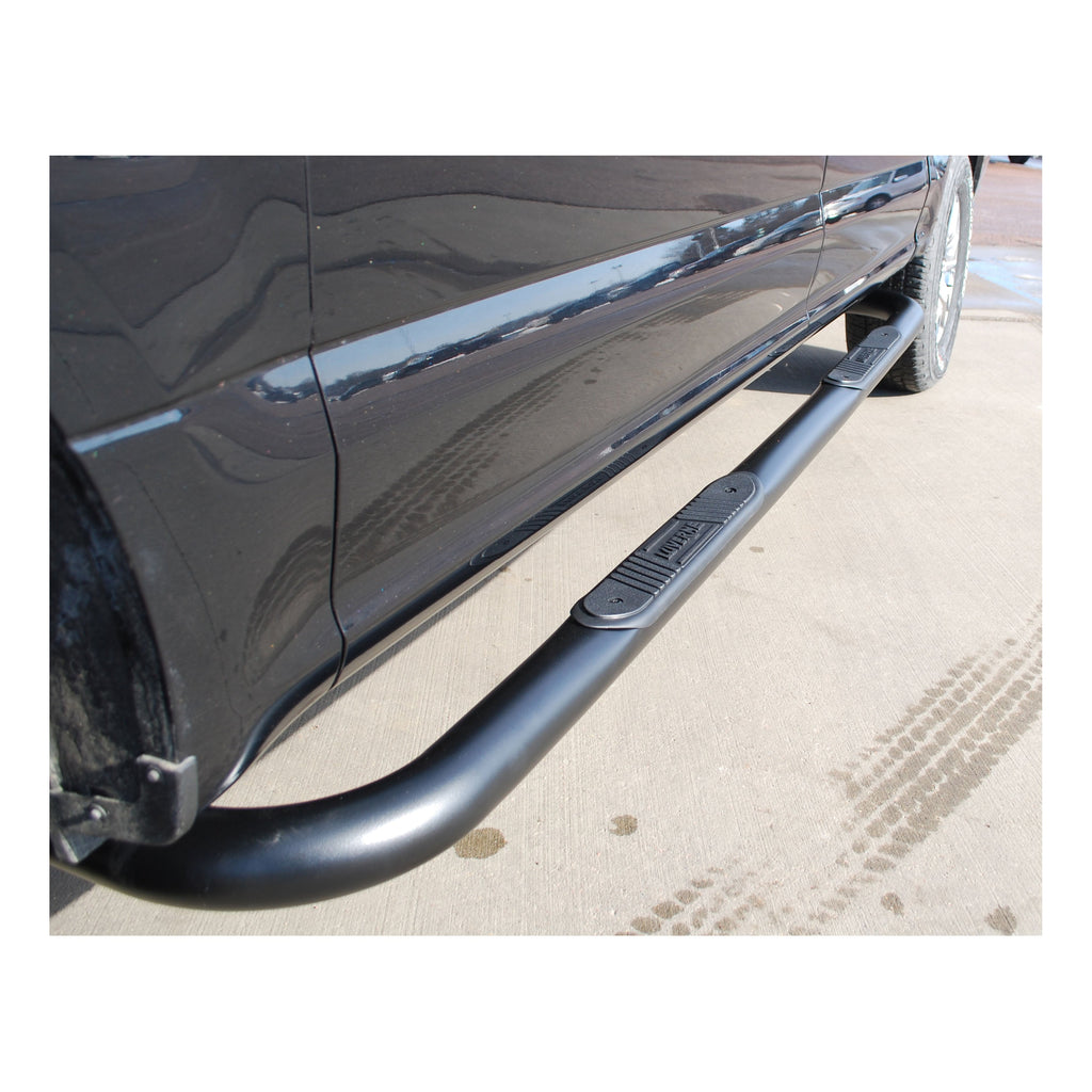 Luverne 451725 3in. Nerf Bars-Powder Coated Black SST - Truck Part Superstore