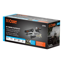 Load image into Gallery viewer, CURT 45190 RV Towing Starter Kit (Cushion Hitch, Sway Control, Echo Brake Controller)