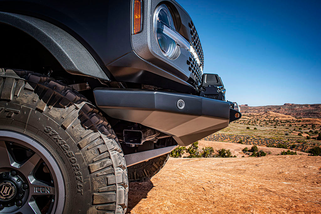 ICON Impact Series Offroad Armor 45201 21-23 FORD BRONCO PRO SERIES FRONT WINCH BUMPER for Select Ford Bronco