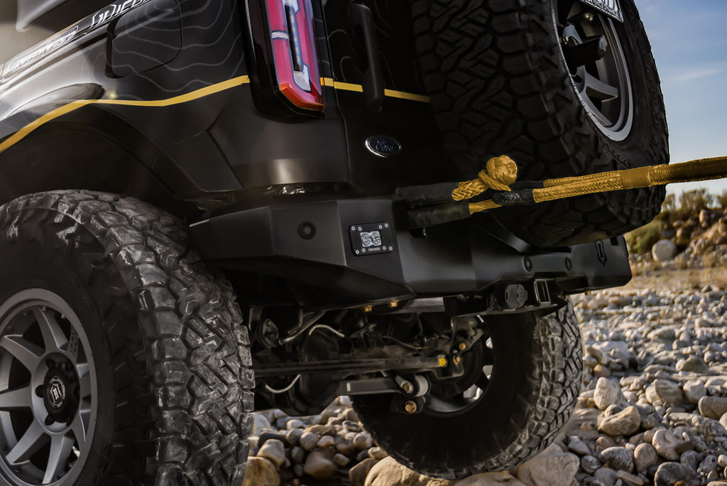 ICON Impact Series Offroad Armor 45202 21-23 FORD BRONCO PRO SERIES REAR BUMPER for Select Ford Bronco