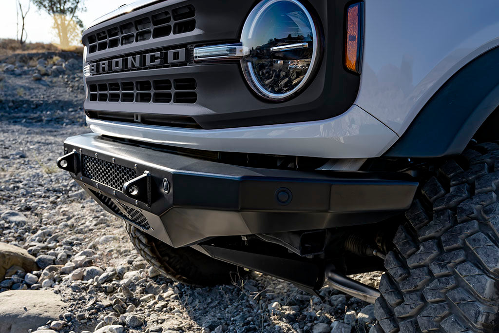ICON Impact Series Offroad Armor 45203 21-23 FORD BRONCO TRAIL SERIES FRONT BUMPER for Select Ford Bronco
