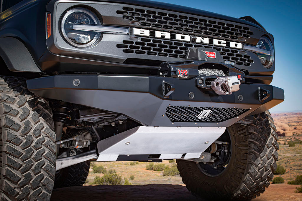 ICON Impact Series Offroad Armor 45207 21-23 FORD BRONCO FRONT SKID PLATE for Select Ford Bronco