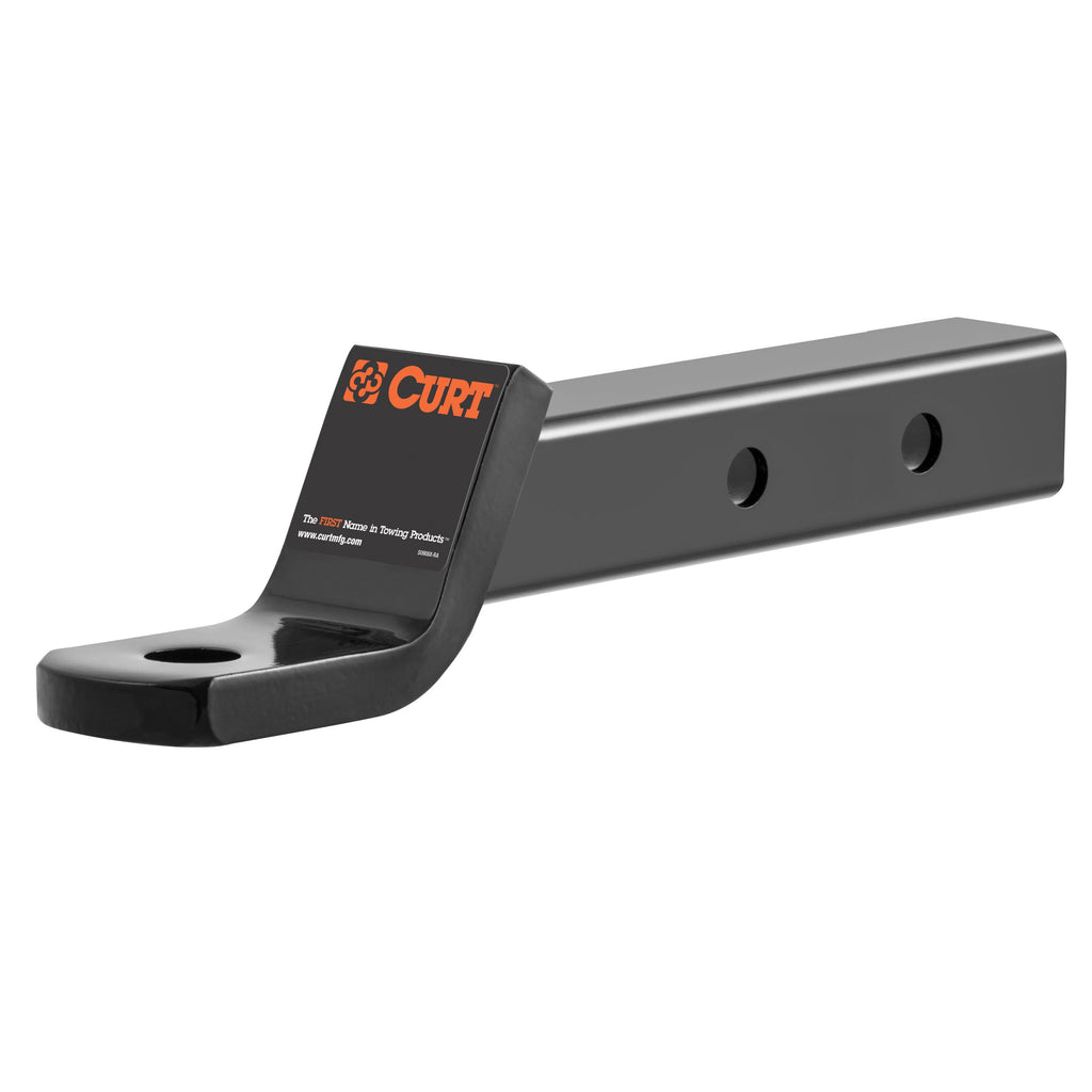 CURT 45220 Dual-Length Ball Mount (2" Shank, 7,500 lbs., 2" Drop, 7-1/2" or 10-1/2" Long)