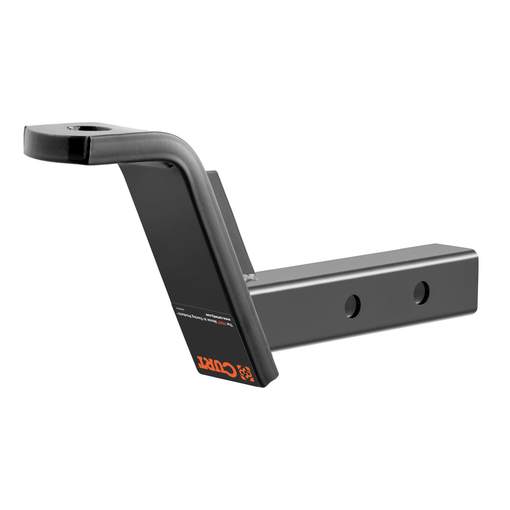 CURT 45240 Dual-Length Ball Mount (2" Shank, 7,500 lbs., 6" Drop, 9-1/4" or 12-1/4" Long)