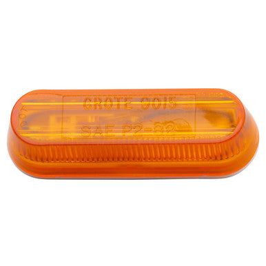 Grote 45253-5 Clr/Mkr Lamp,Yel,Thin-Line,Sngl Bulb