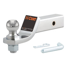 Load image into Gallery viewer, CURT 45293 Loaded Ball Mount with 1-7/8" Ball (2" Shank, 7,500 lbs., 2" Drop)