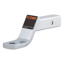 Load image into Gallery viewer, CURT 45296 Class 3 Ball Mount (2" Shank, 7,500 lbs., 4" Drop, 8-1/4" Long, Chrome)