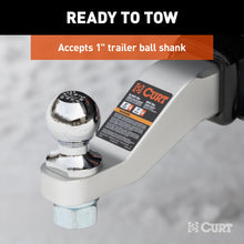 Load image into Gallery viewer, CURT 45360 Aluminum Ball Mount (2" Shank, 8,000 lbs, 2" Drop, 8-1/2" Long)