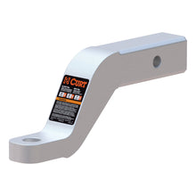 Load image into Gallery viewer, CURT 45361 Aluminum Ball Mount (2" Shank, 8,000 lbs, 4" Drop, 8-1/2" Long)
