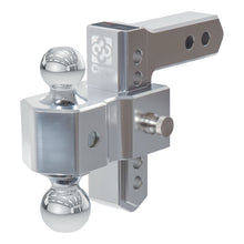 Load image into Gallery viewer, CURT 45363 AlumaLite Adjustable Aluminum Hitch with Dual Ball, 5-1/2" Drop