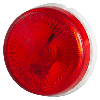 Grote 45412 Clr/Mkr Lmp,Red,Rnd Surfacemnt,Sngl Bulb