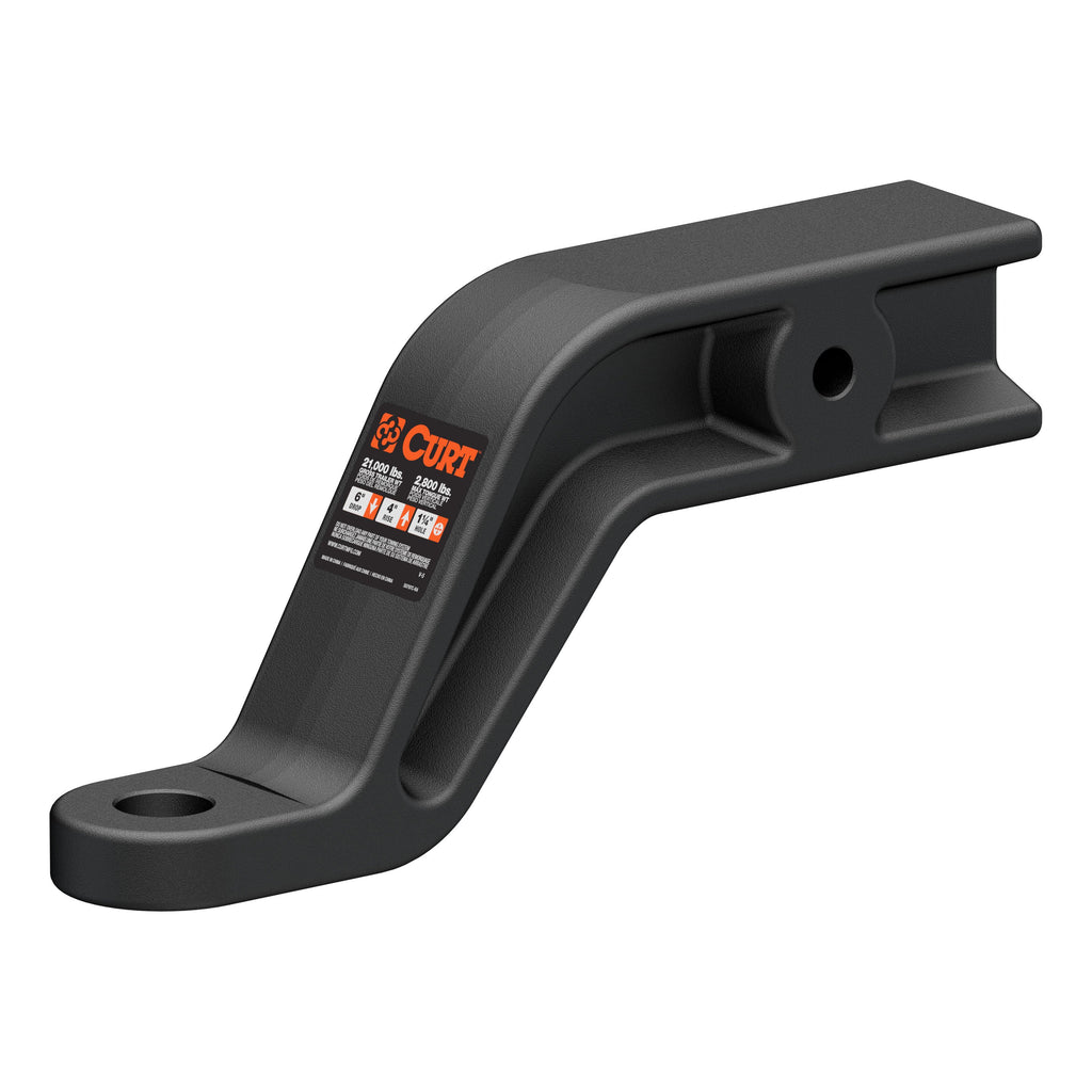 CURT 45431 Industrial Duty Forged Ball Mount (3" Shank, 21,000 lbs., 6" Drop, 10" Long)