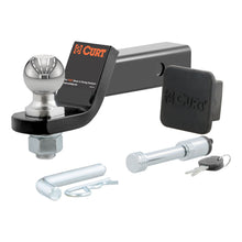 Load image into Gallery viewer, CURT 45534 Towing Starter Kit with 2" Ball (2" Shank, 7,500 lbs, 2" Drop)