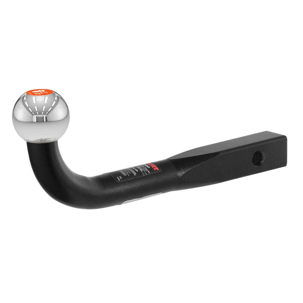 CURT 45552 Euro Mount (2" Ball, 1-1/4" Shank, 3,500 lbs., 2-3/4" High, 10" Long)