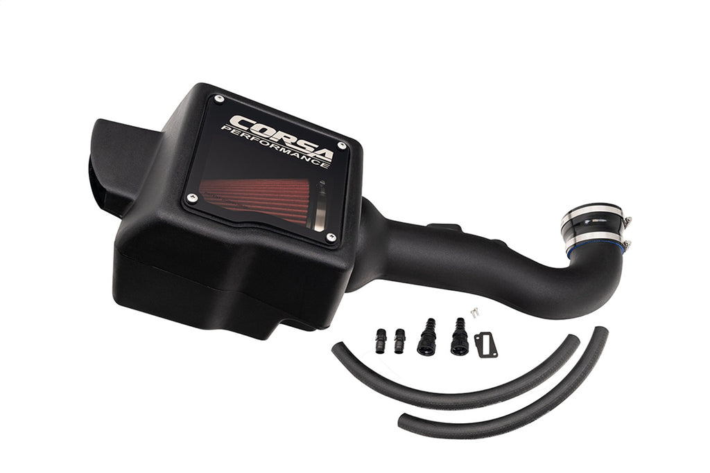 Corsa Performance 45554D-1 CORSA DryTech Filter Closed Box Air Intake for Select Cadillac Escalade, Cadillac Escalade ESV, Chevrolet Silverado 1500, Chevrolet Suburban, Chevrolet Tahoe, GMC Sierra 1500, GMC Yukon, GMC Yukon XL