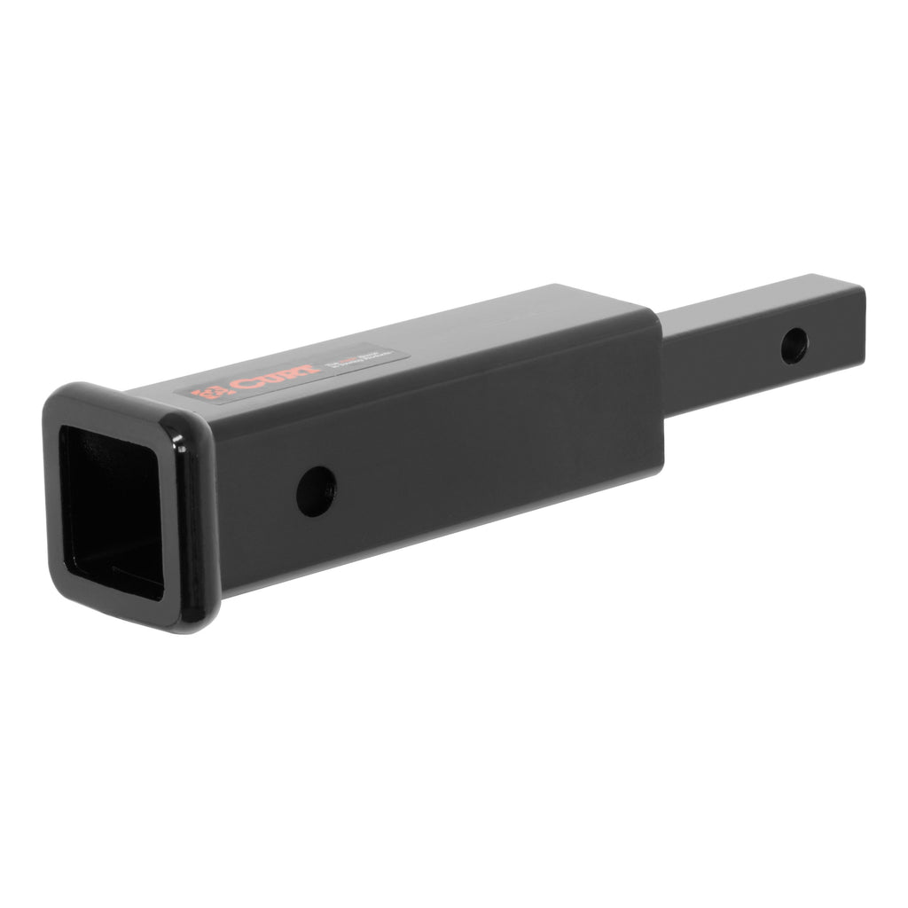 CURT 45790 Receiver Tube Adapter (1-1/4" to 2" Shank, Not for Towing Use, 6-1/4" Length)