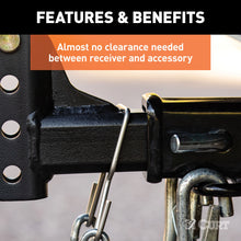 Load image into Gallery viewer, CURT 45807 Trailer Safety Chain Holder Bracket (2" Shank)