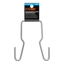 Load image into Gallery viewer, CURT 45807 Trailer Safety Chain Holder Bracket (2" Shank)