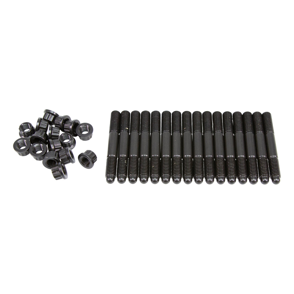 COMP Cams 4582-KIT M8x1.25 threads on both sides. 65mm Overall Stud Length. 12 Point flange nuts