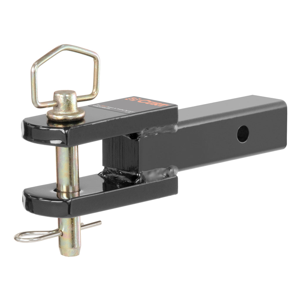 CURT 45821 Clevis Pin Ball Mount with 1" Diameter Pin (2" Shank, 6,000 lbs.)
