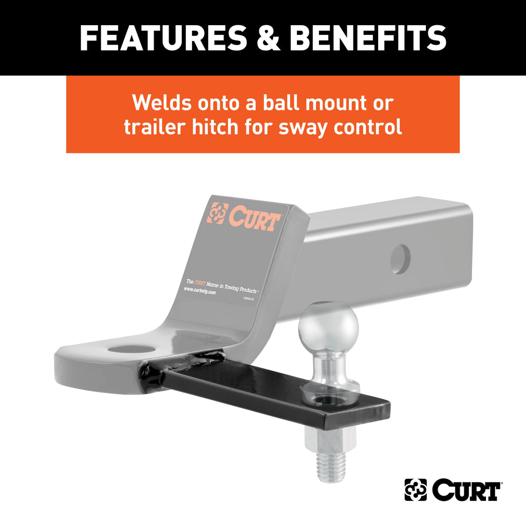 CURT 45822 Weld-On Sway Tab