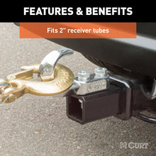Load image into Gallery viewer, CURT 45825 Tow Hook Mount (10,000 lbs, 2" Shank)