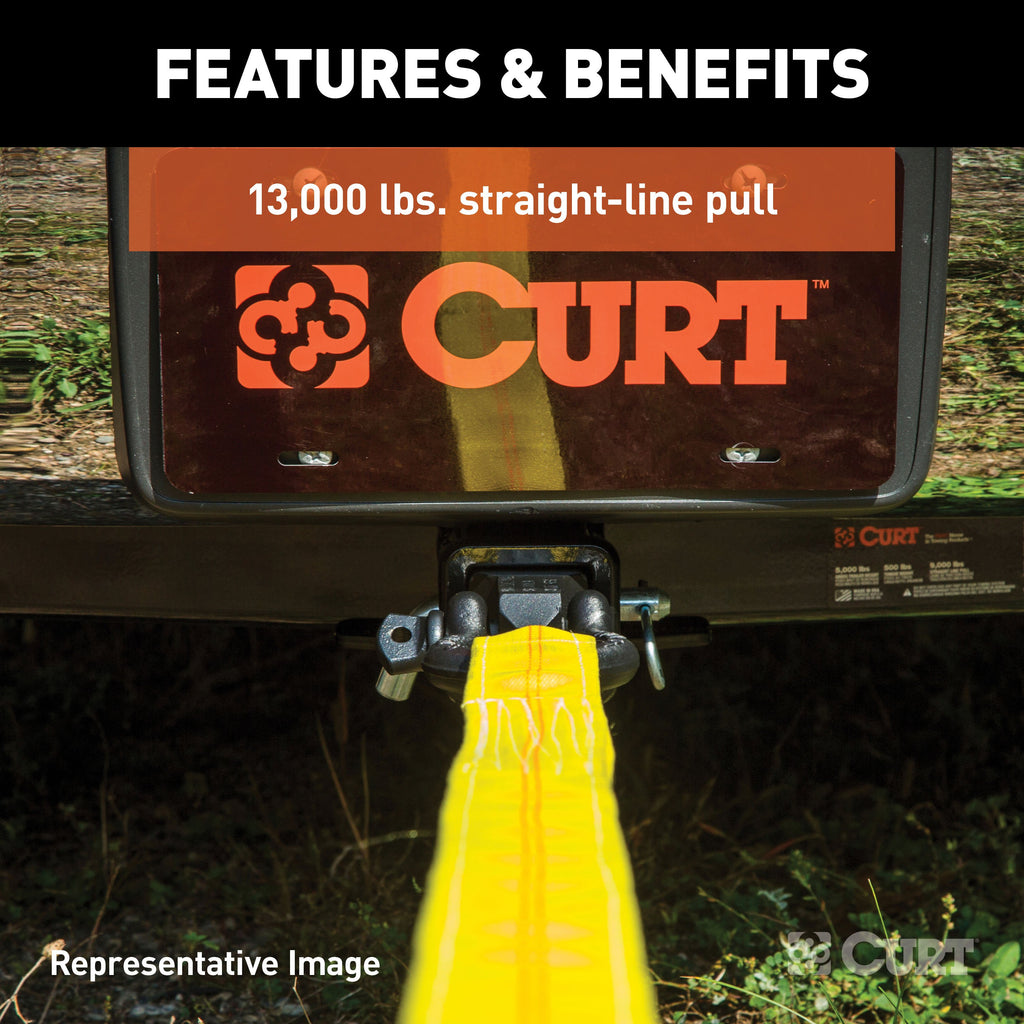 CURT 45831 D-Ring Shackle Mount (2-1/2" Shank)