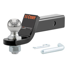 Load image into Gallery viewer, CURT 45836 Loaded Ball Mount with 2" Ball, Imported (2" Shank, 7,500 lbs., 2" Drop)