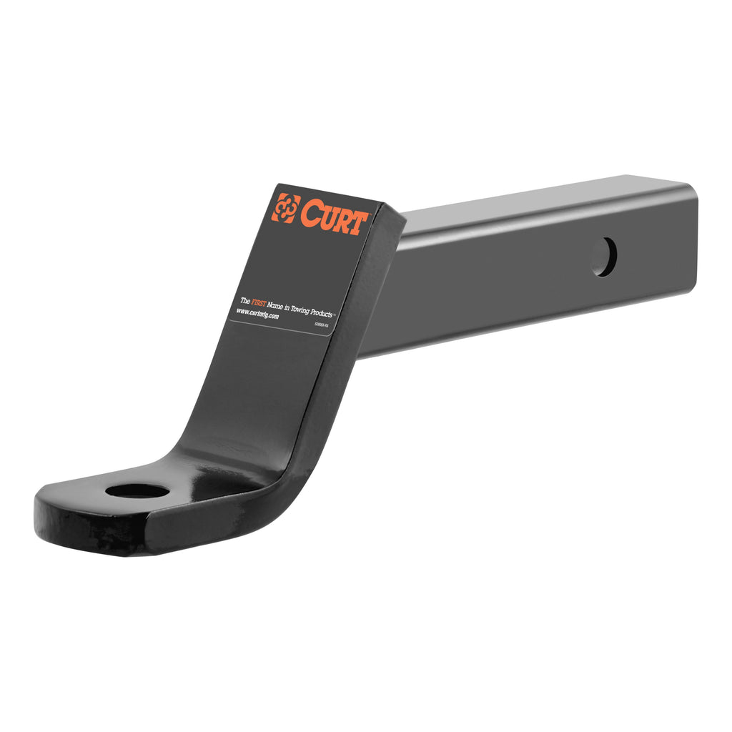 CURT 45860 Class 3 Ball Mount, Imported (2" Shank, 7,500 lbs., 4" Drop, 10-1/4" Long)