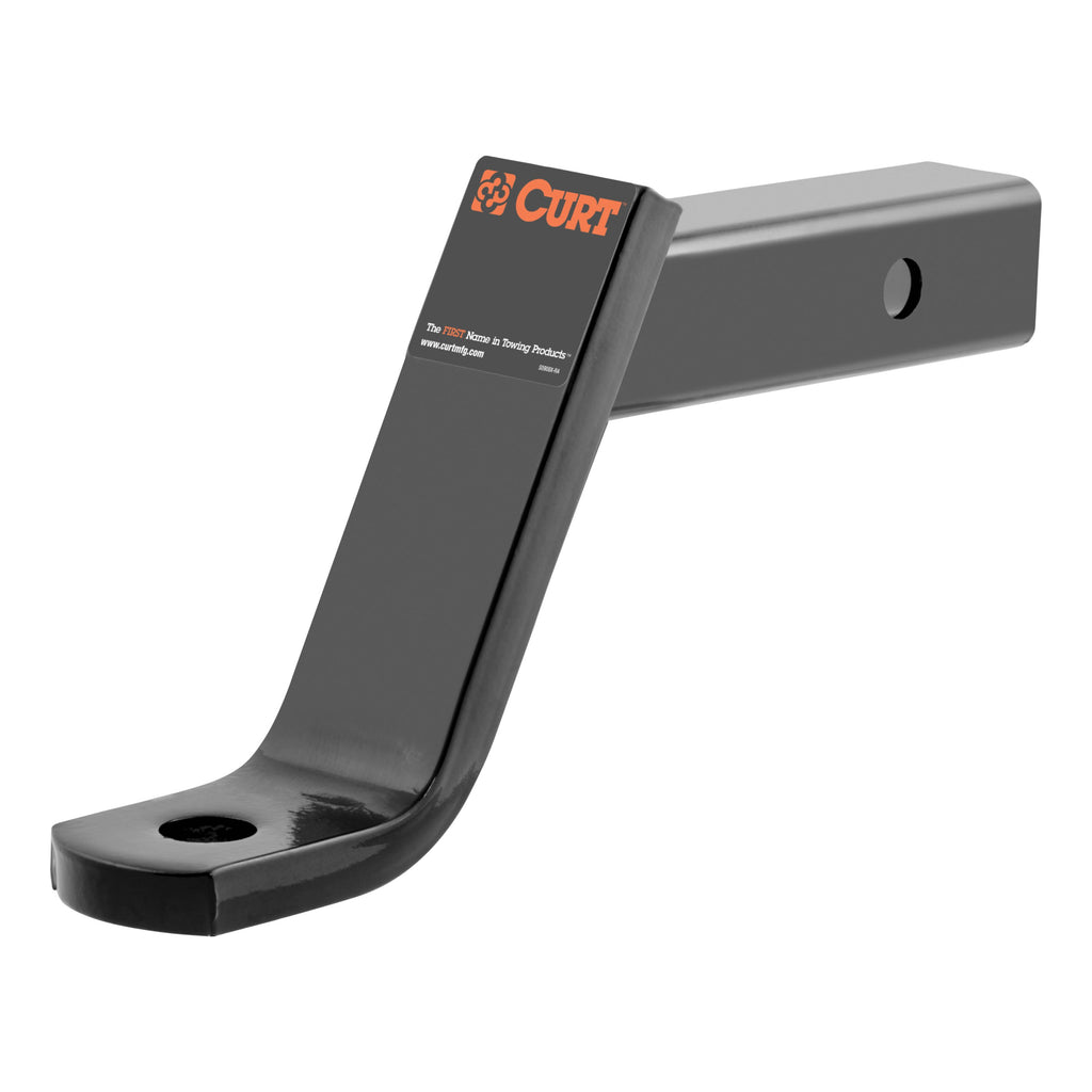 CURT 45870 Class 3 Ball Mount, Imported (2" Shank, 7,500 lbs., 6" Drop, 9-1/4" Long)
