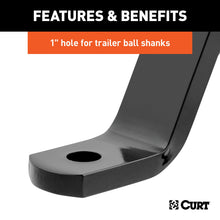 Load image into Gallery viewer, CURT 45892 Class 3 Ball Mount, Imported (2" Shank, 5,000 lbs., 10" Drop, 13" Long)