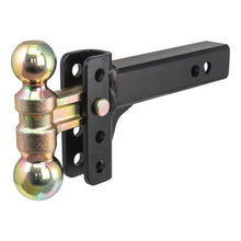 Load image into Gallery viewer, CURT 45903 Slim Adjustable Channel Mount with Dual Ball (2" Shank, 10K, 3-3/4" Drop)