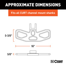 Load image into Gallery viewer, CURT 45909 Adjustable Channel Mount Hitch Step