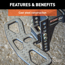 Load image into Gallery viewer, CURT 45909 Adjustable Channel Mount Hitch Step