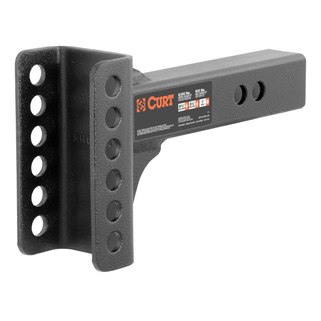 CURT 45911 Replacement 2" Adjustable Channel Mount Shank (Fits #45901, 6,000 lbs.)