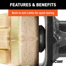 Load image into Gallery viewer, CURT 45926 Adjustable Channel Mount with Dual Ball (2" Shank, 14,000 lbs., 10-1/8" Drop)