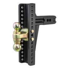 Load image into Gallery viewer, CURT 45927 Adjustable Channel Mount, Dual Ball (2-1/2" Shank, 20,000 lbs., 10-3/8" Drop)